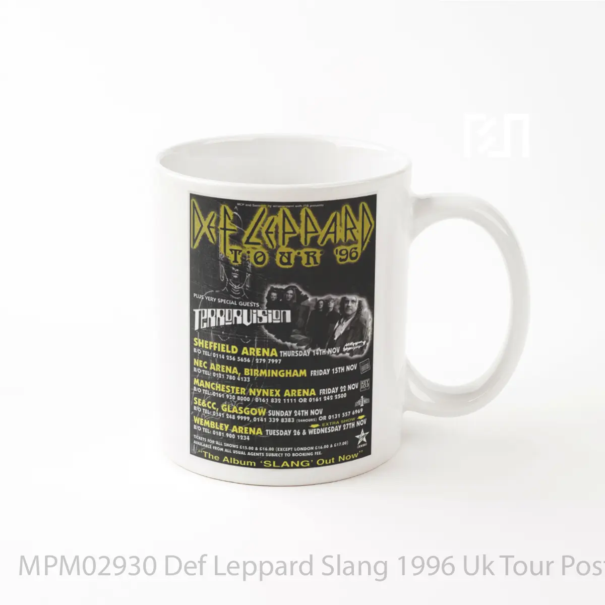 Mug Def Leppard Slang 1996 Uk Tour MPM02930