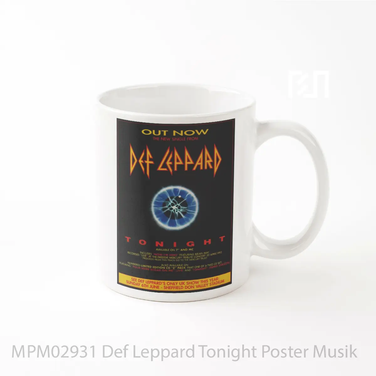 Mug Keramik Premium SNI - Mug Def Leppard Tonight MPM02931