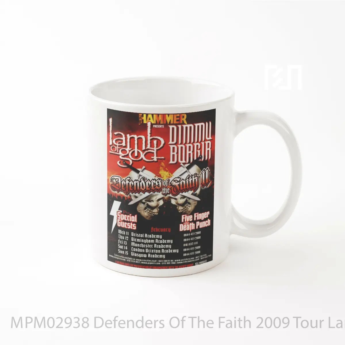 Mug Defenders Of The Faith 2009 Tour Lamb Of God MPM02938