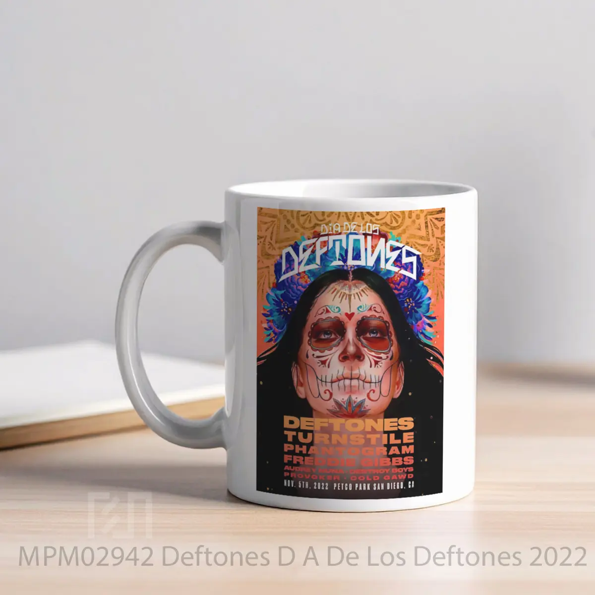 Mug Deftones D A De Los Deftones 2022 San Diego Petco Park MPM02942 - All-side / Desain