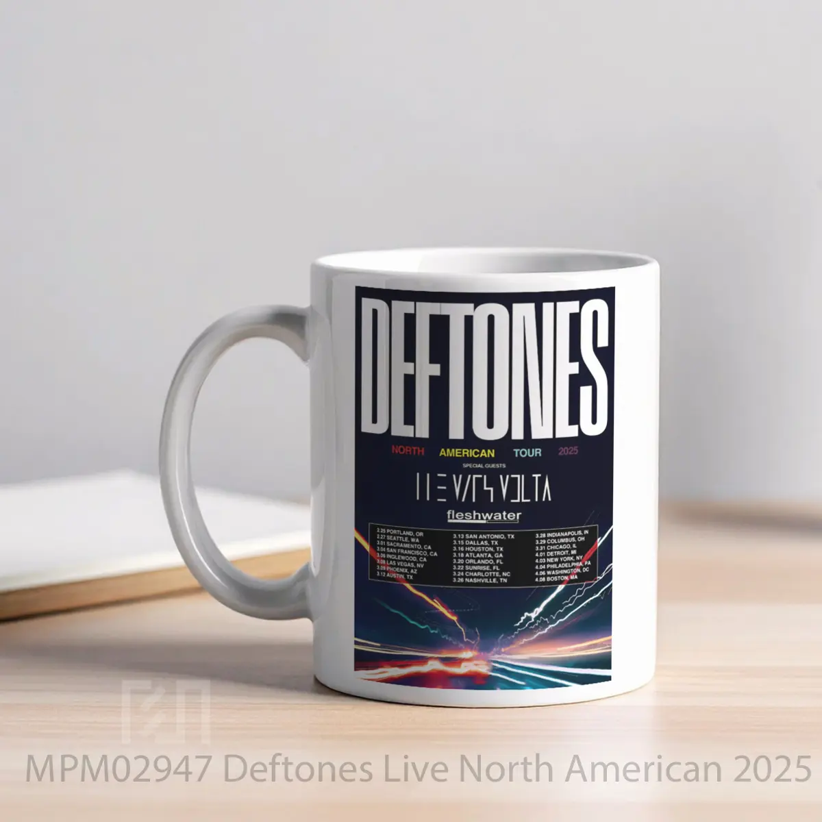 Mug Deftones Live North American 2025 Arena Tour Poste MPM02947 - All-side / Desain