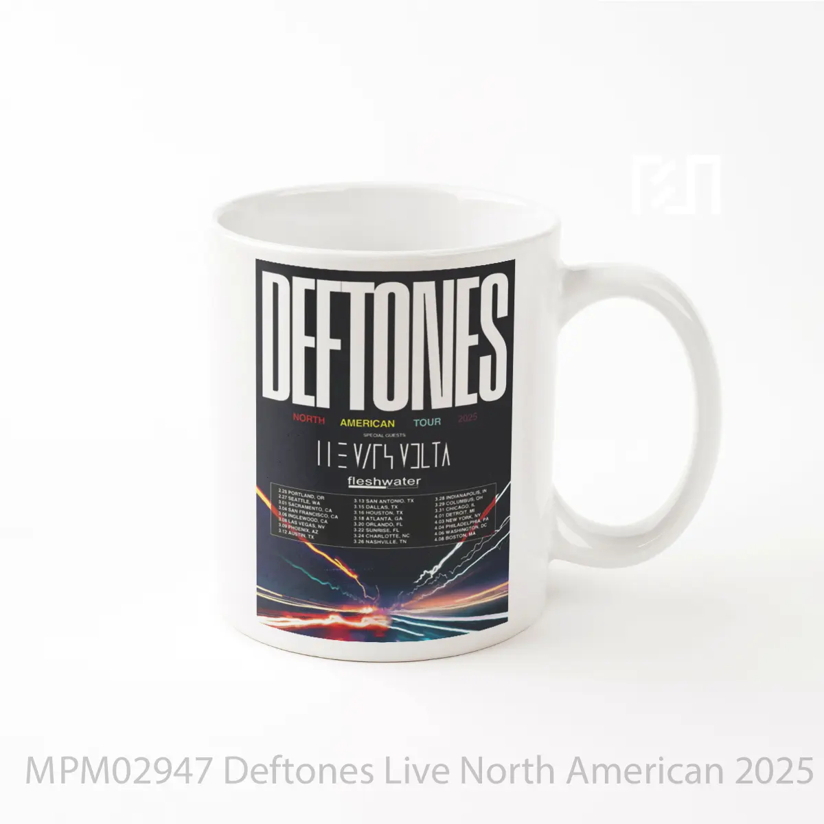 Mug Deftones Live North American 2025 Arena Tour Poste MPM02947