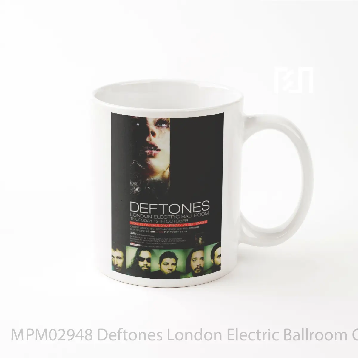 Mug Deftones London Electric Ballroom October 2011 Pos MPM02948