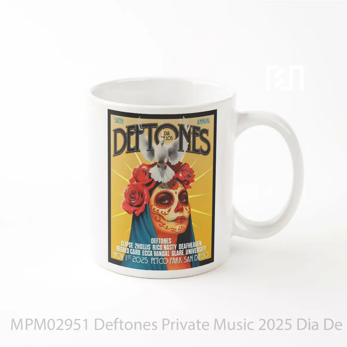 Mug Deftones Private Music 2025 Dia De Los Deftones Tour MPM02951