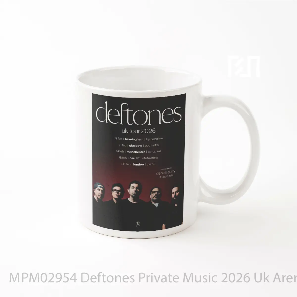 Mug Deftones Private Music 2026 Uk Arena Tour MPM02954