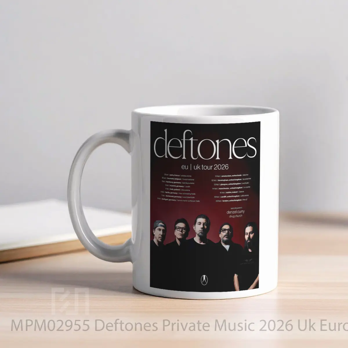 Mug Deftones Private Music 2026 Uk Europe Tour Poste MPM02955 - All-side / Desain