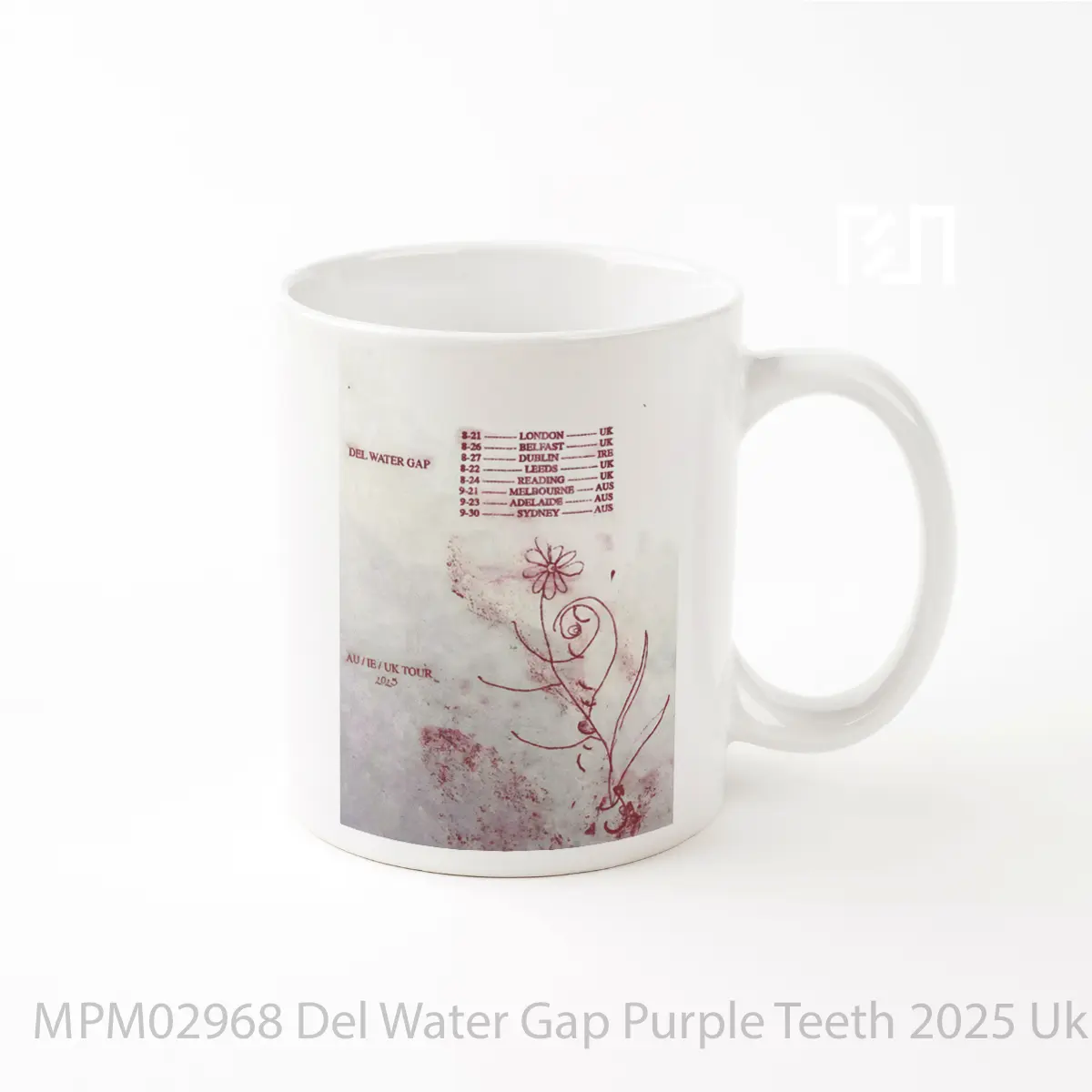 Mug Del Water Gap Purple Teeth 2025 Uk Australia Tou MPM02968