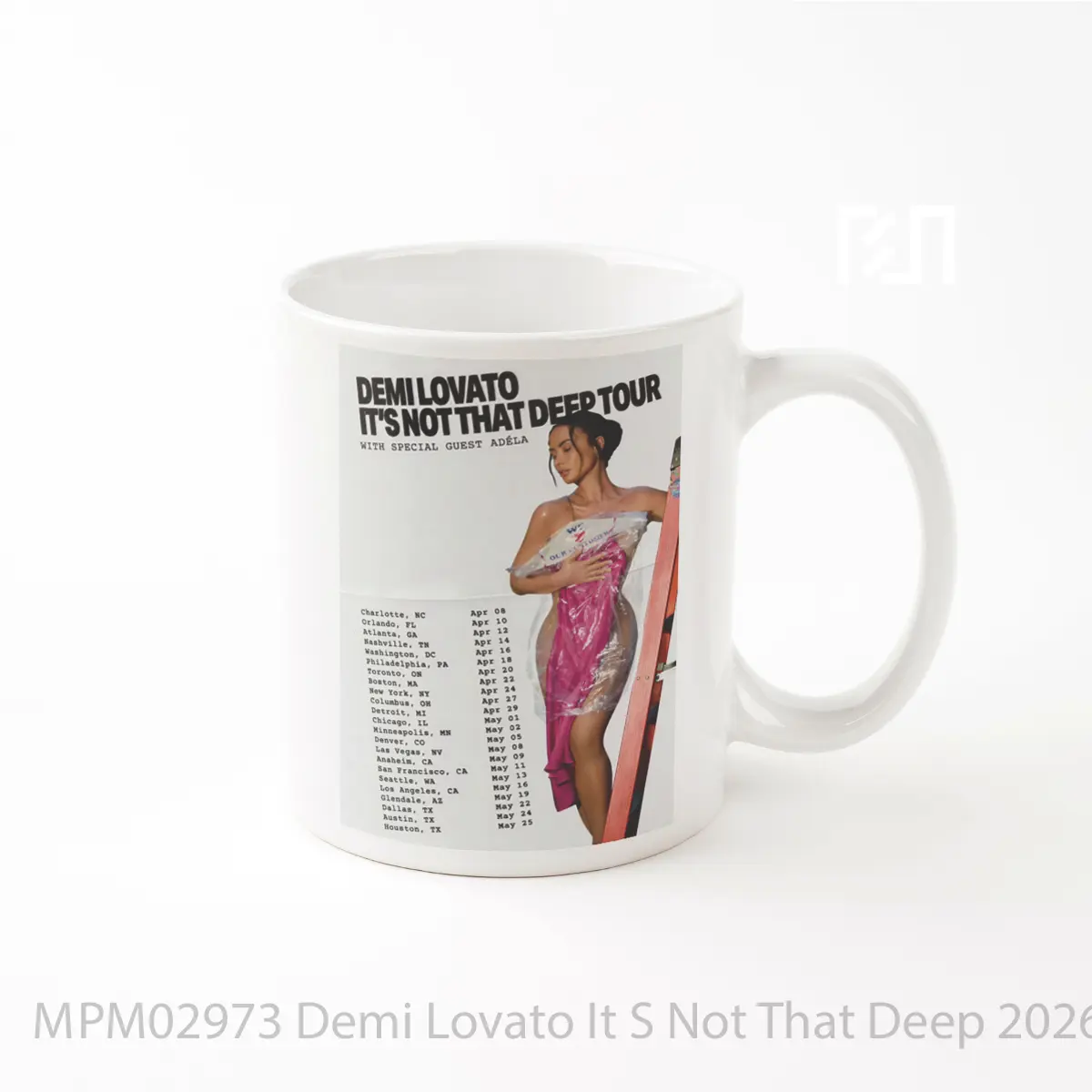 Mug Demi Lovato It S Not That Deep 2026 North America Tour MPM02973