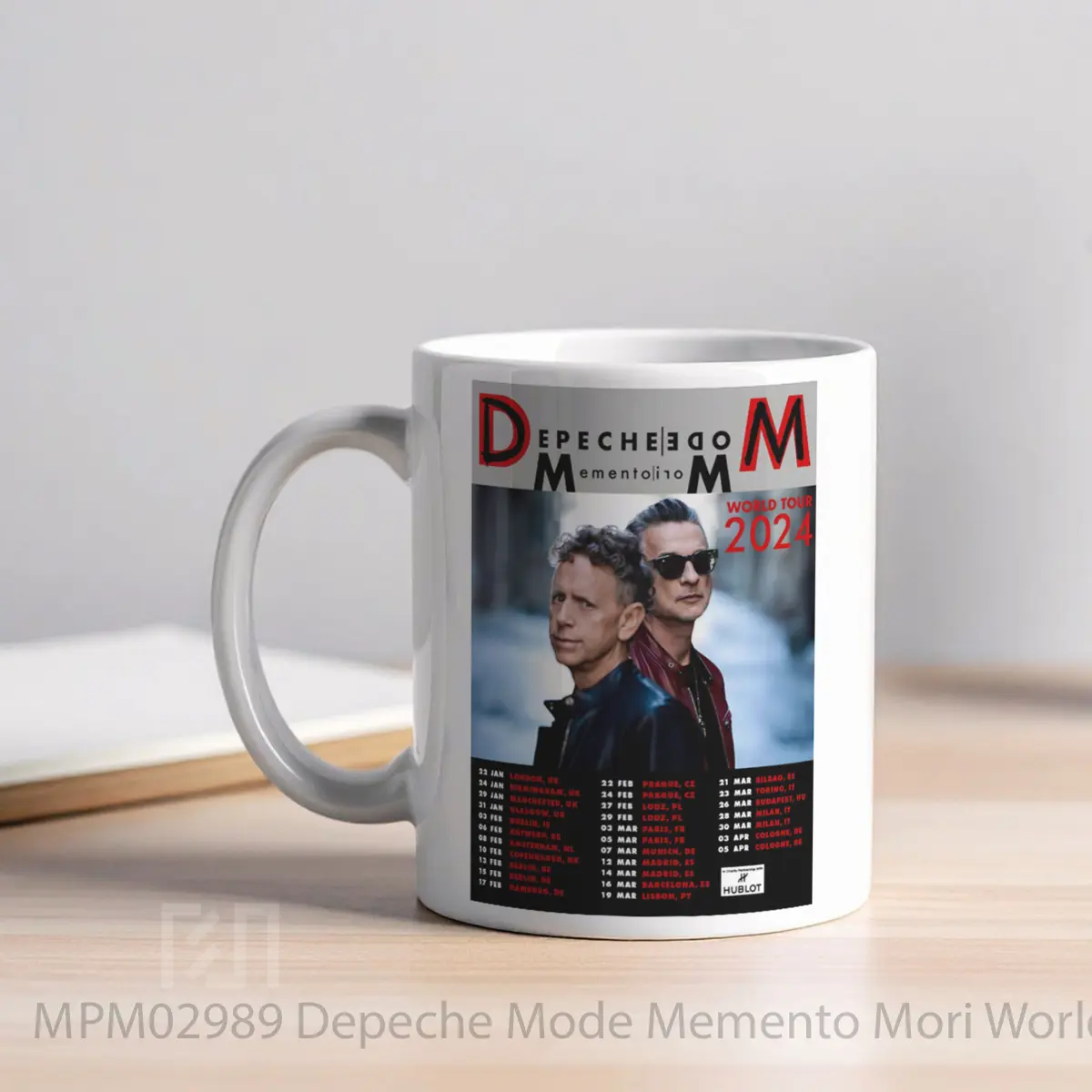 Mug Depeche Mode Memento Mori World Tour 2024 MPM02989 - All-side / Desain