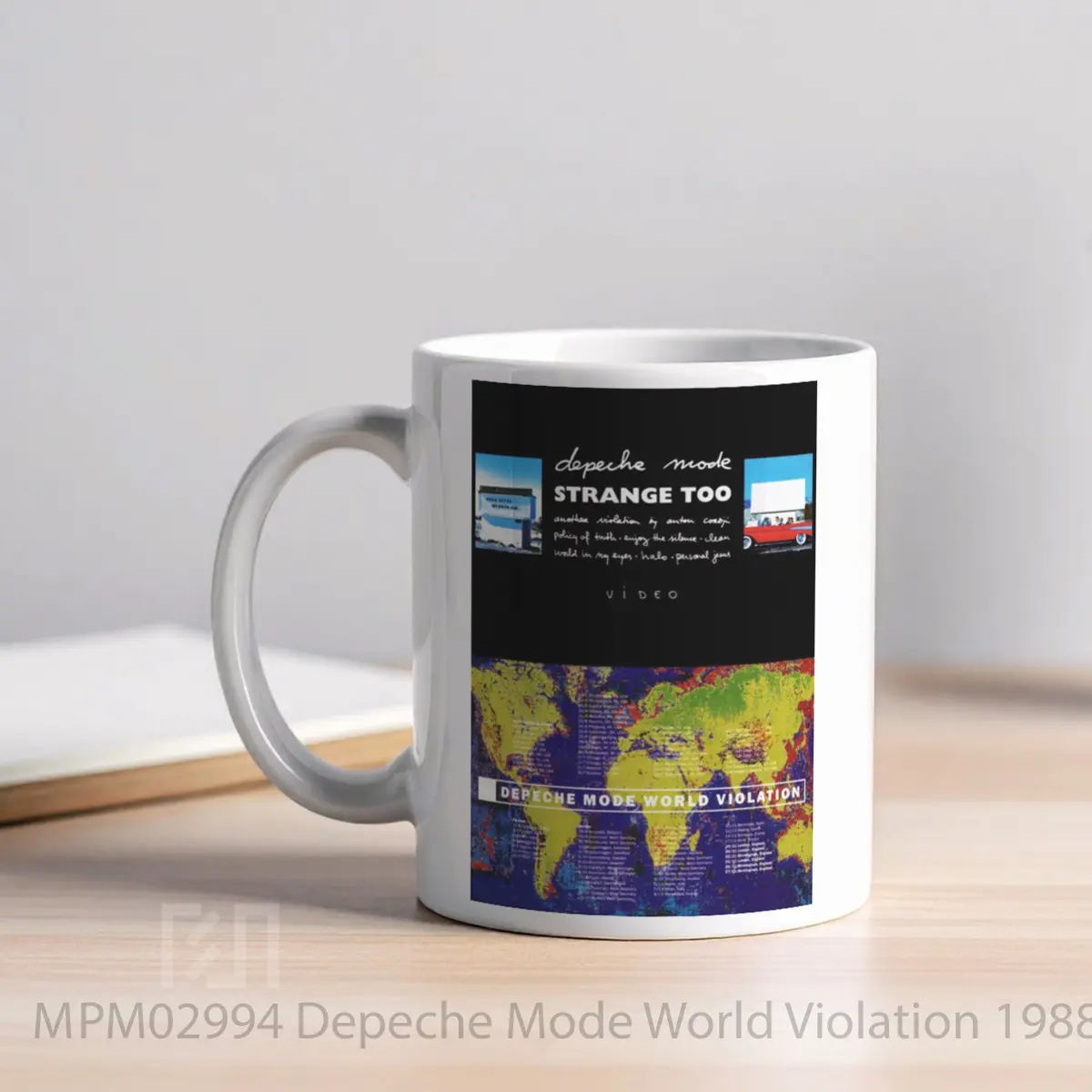 Mug Depeche Mode World Violation 1988 World Tour Poste MPM02994 - All-side / Desain