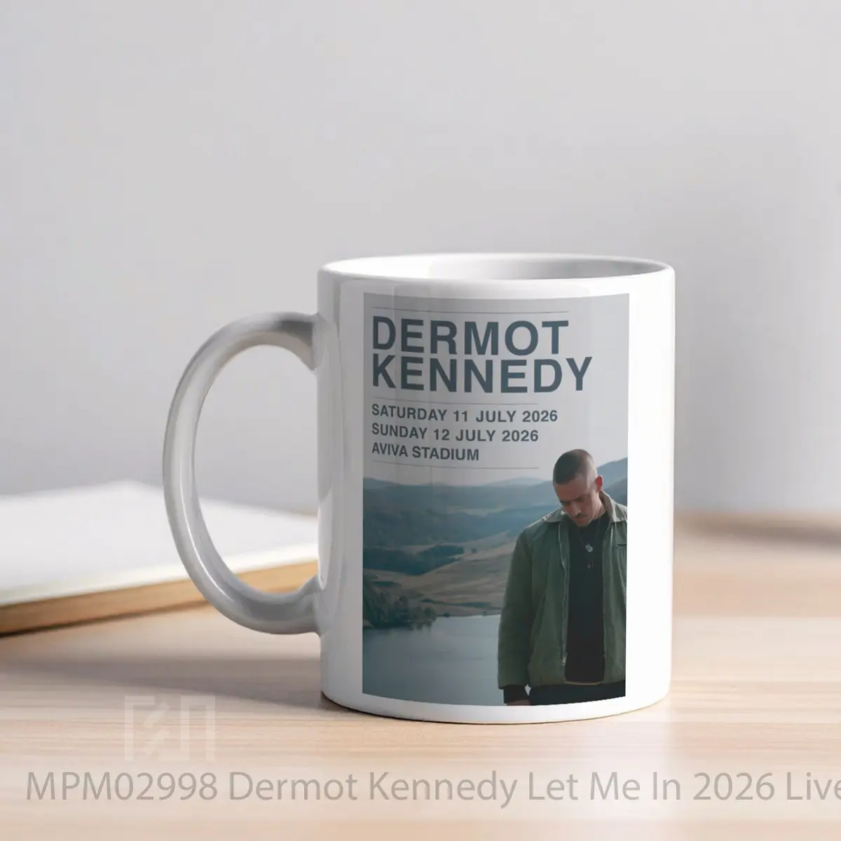 Mug Dermot Kennedy Let Me In 2026 Live Summer Tour Dublin MPM02998 - All-side / Desain
