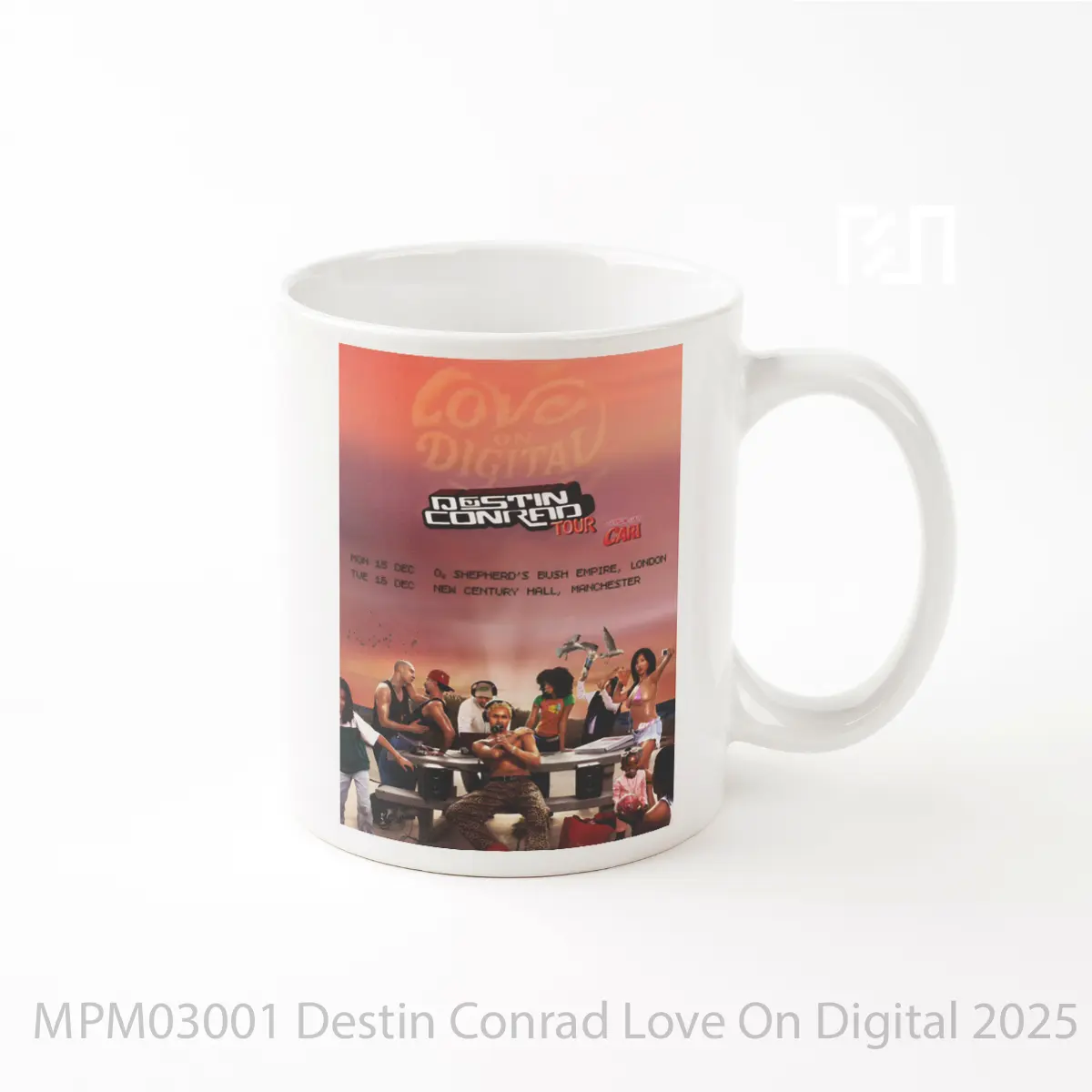 Mug Destin Conrad Love On Digital 2025 Uk Tour MPM03001