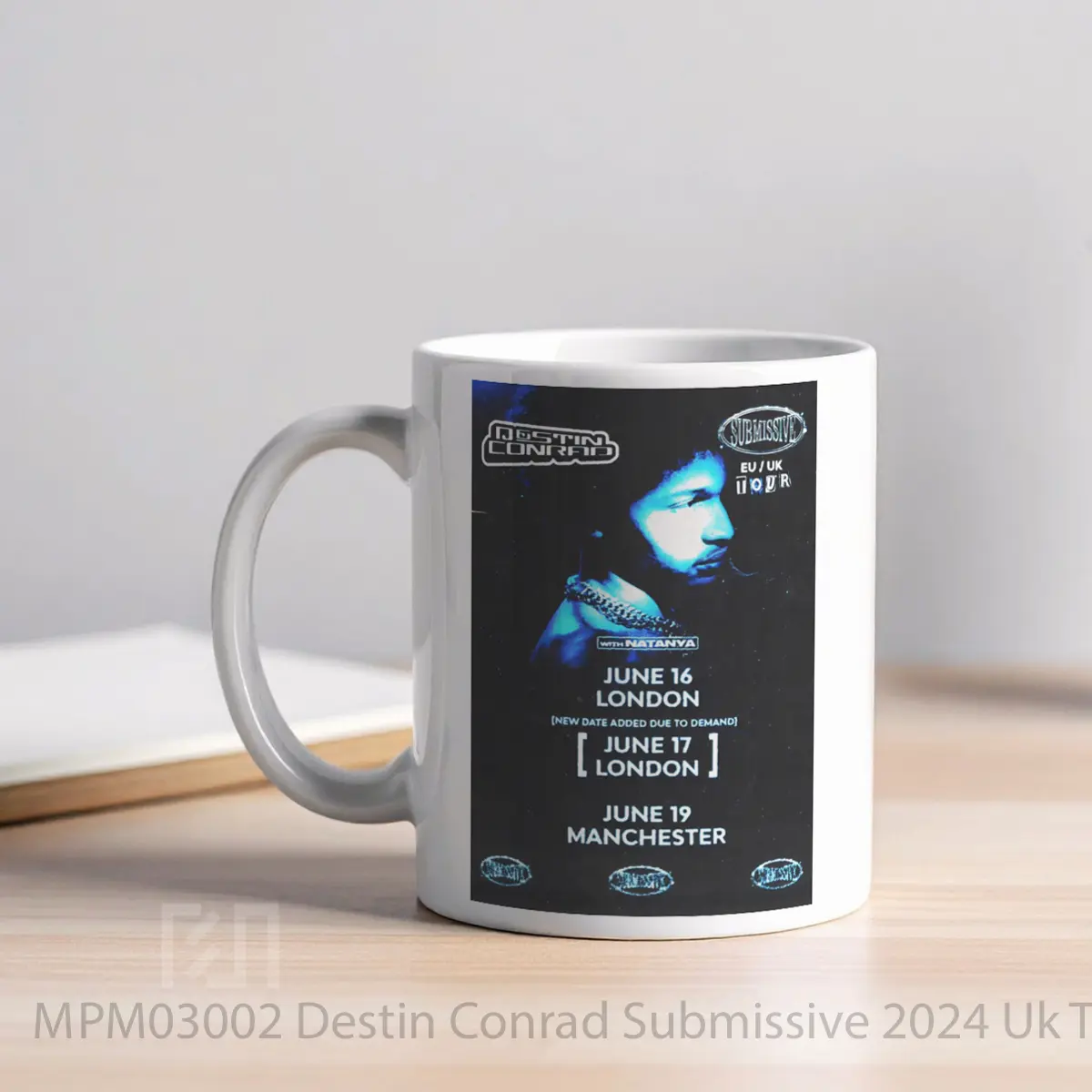 Mug Destin Conrad Submissive 2024 Uk Tour MPM03002 - All-side / Desain