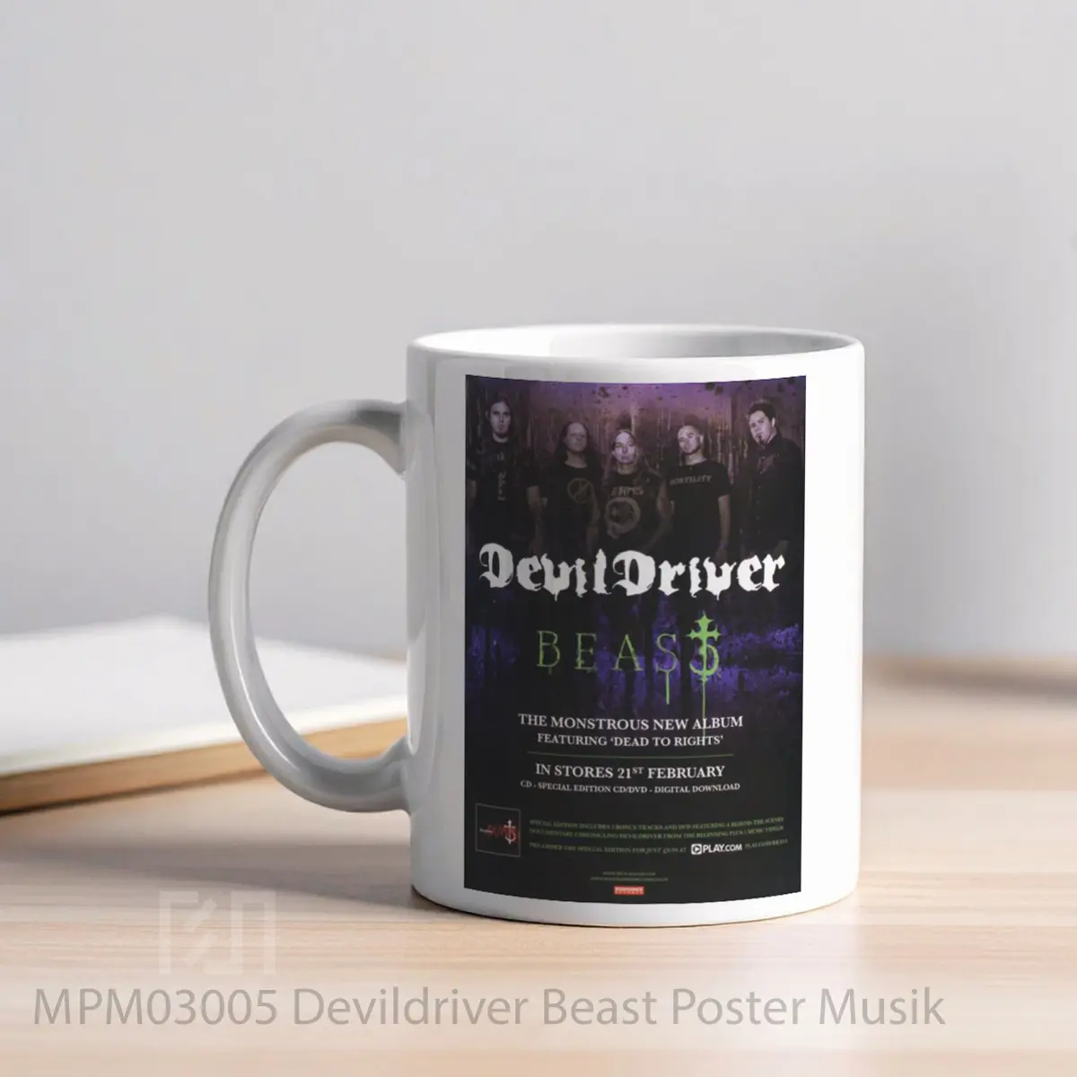 Mug Devildriver Beast MPM03005 - All-side / Desain