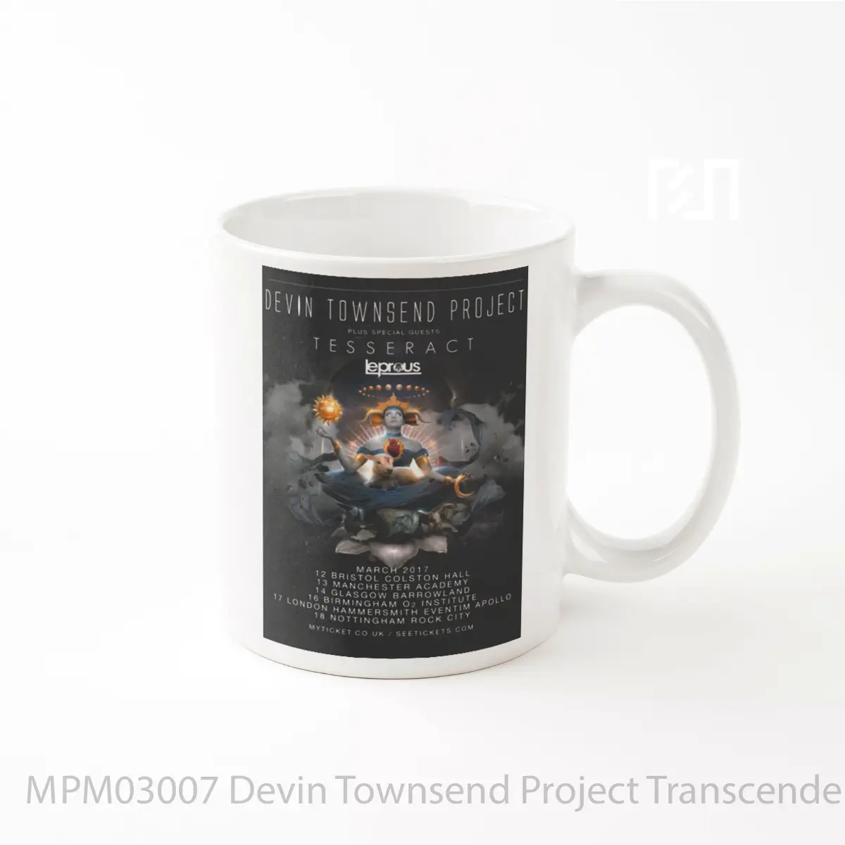 Mug Devin Townsend Project Transcendence 2017 Uk Tour MPM03007