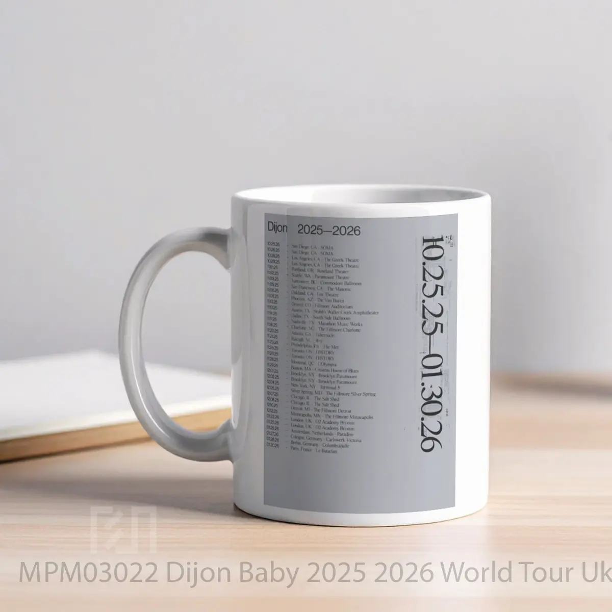 Mug Dijon Baby 2025 2026 World Tour Uk MPM03022 - All-side / Desain
