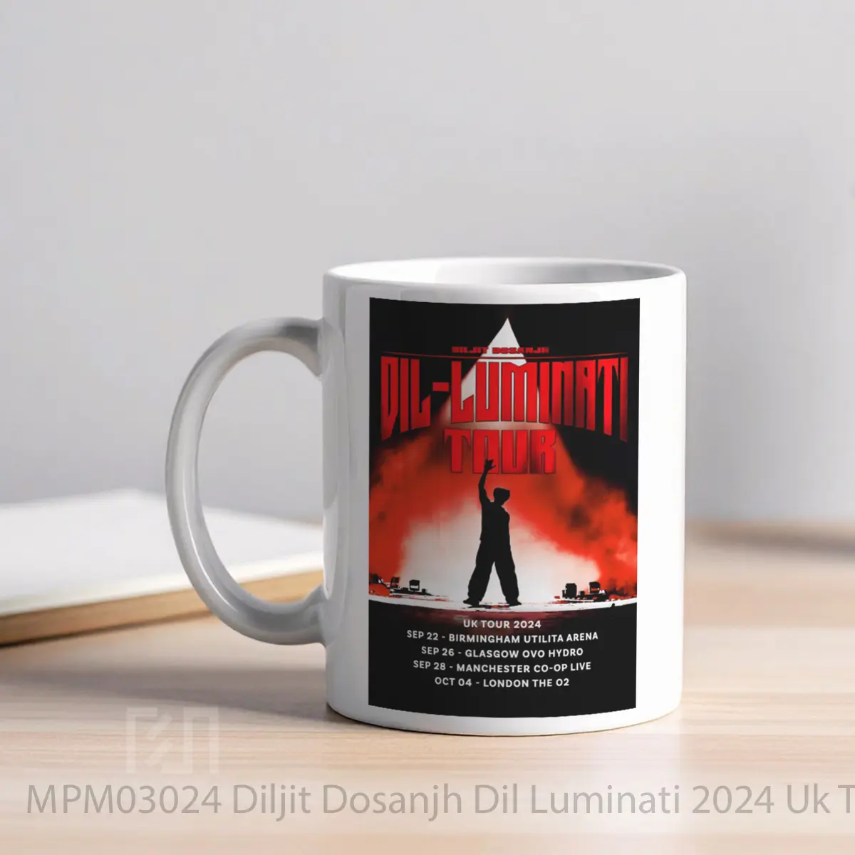 Mug Diljit Dosanjh Dil Luminati 2024 Uk Tour 1 MPM03024 - All-side / Desain