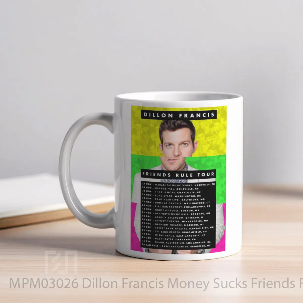Mug Dillon Francis Money Sucks Friends Rule 2014 Us T MPM03026 - All-side / Desain