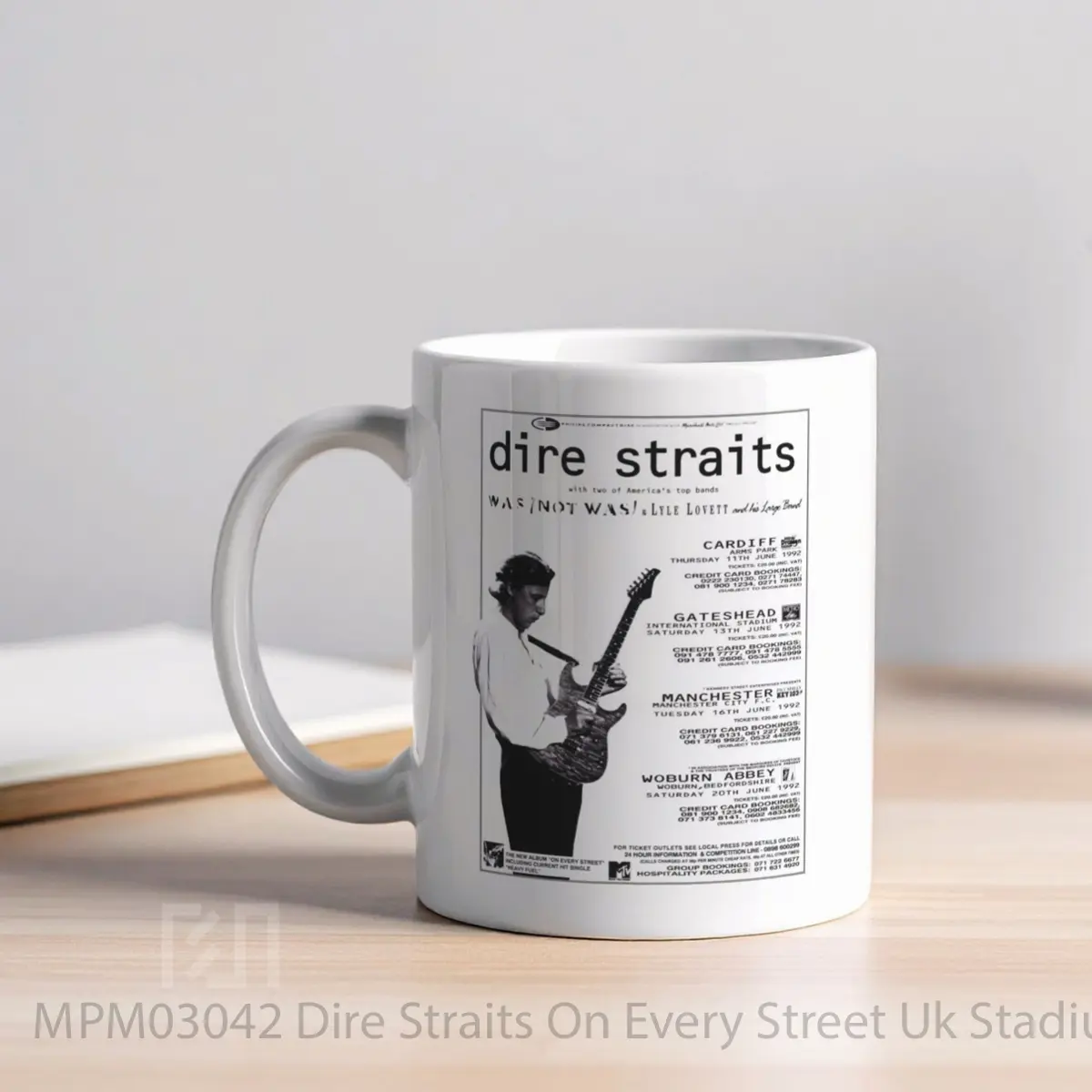 Mug Dire Straits On Every Street Uk Stadium Tour 1992 MPM03042 - All-side / Desain