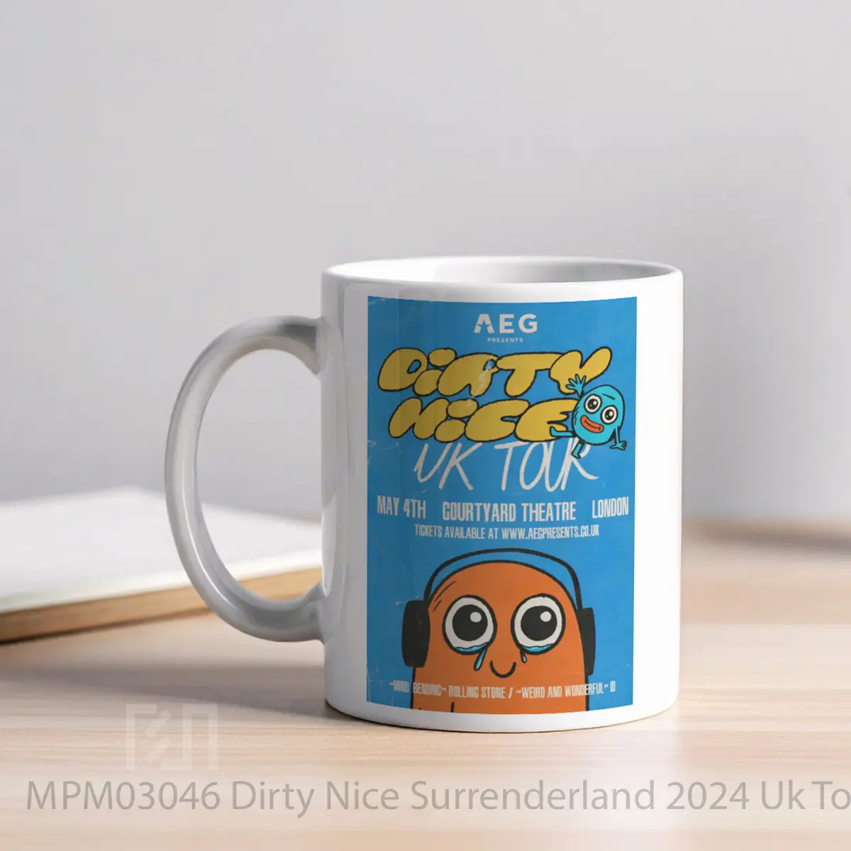 Mug Dirty Nice Surrenderland 2024 Uk Tour MPM03046 - All-side / Desain