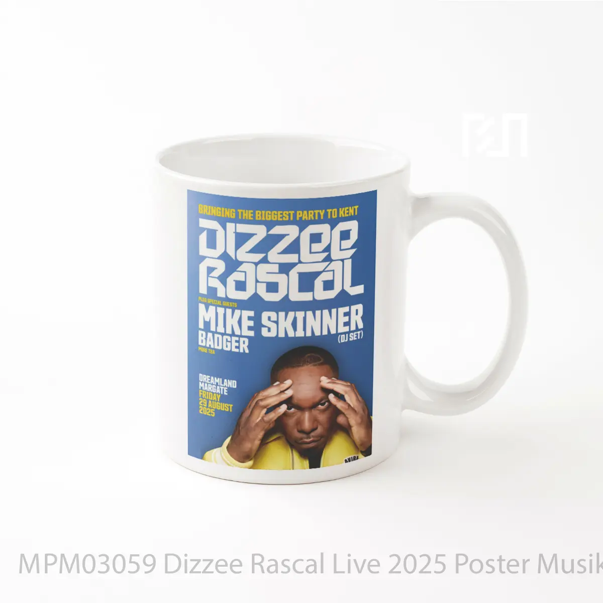 Mug Dizzee Rascal Live 2025 MPM03059