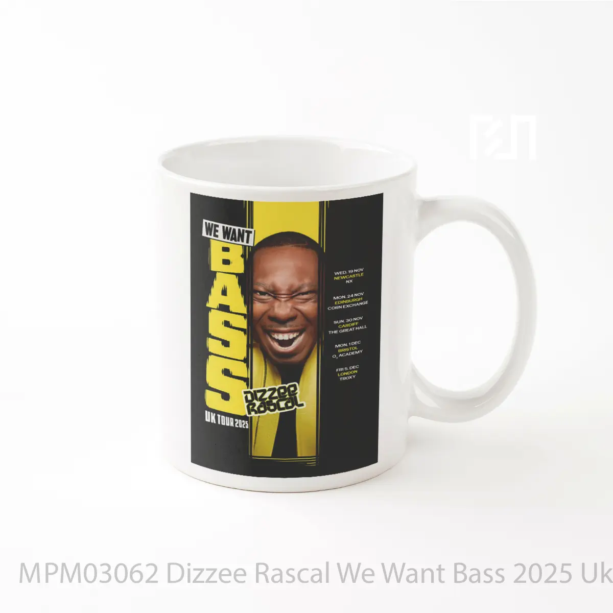Mug Dizzee Rascal We Want Bass 2025 Uk Tour MPM03062