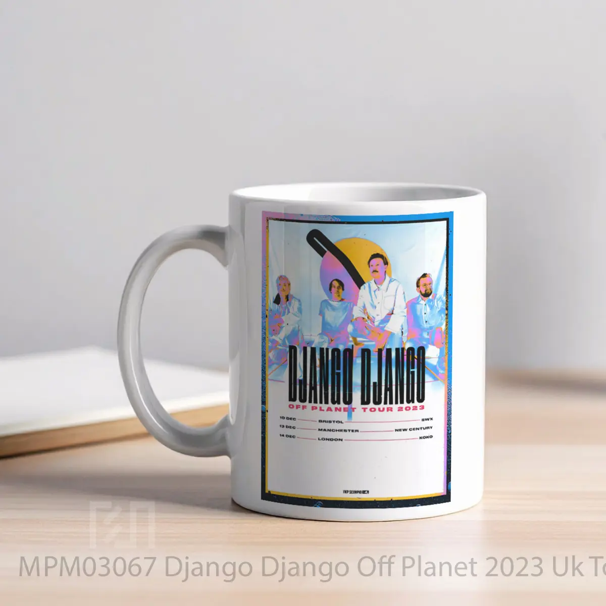 Mug Django Django Off Planet 2023 Uk Tour MPM03067 - All-side / Desain