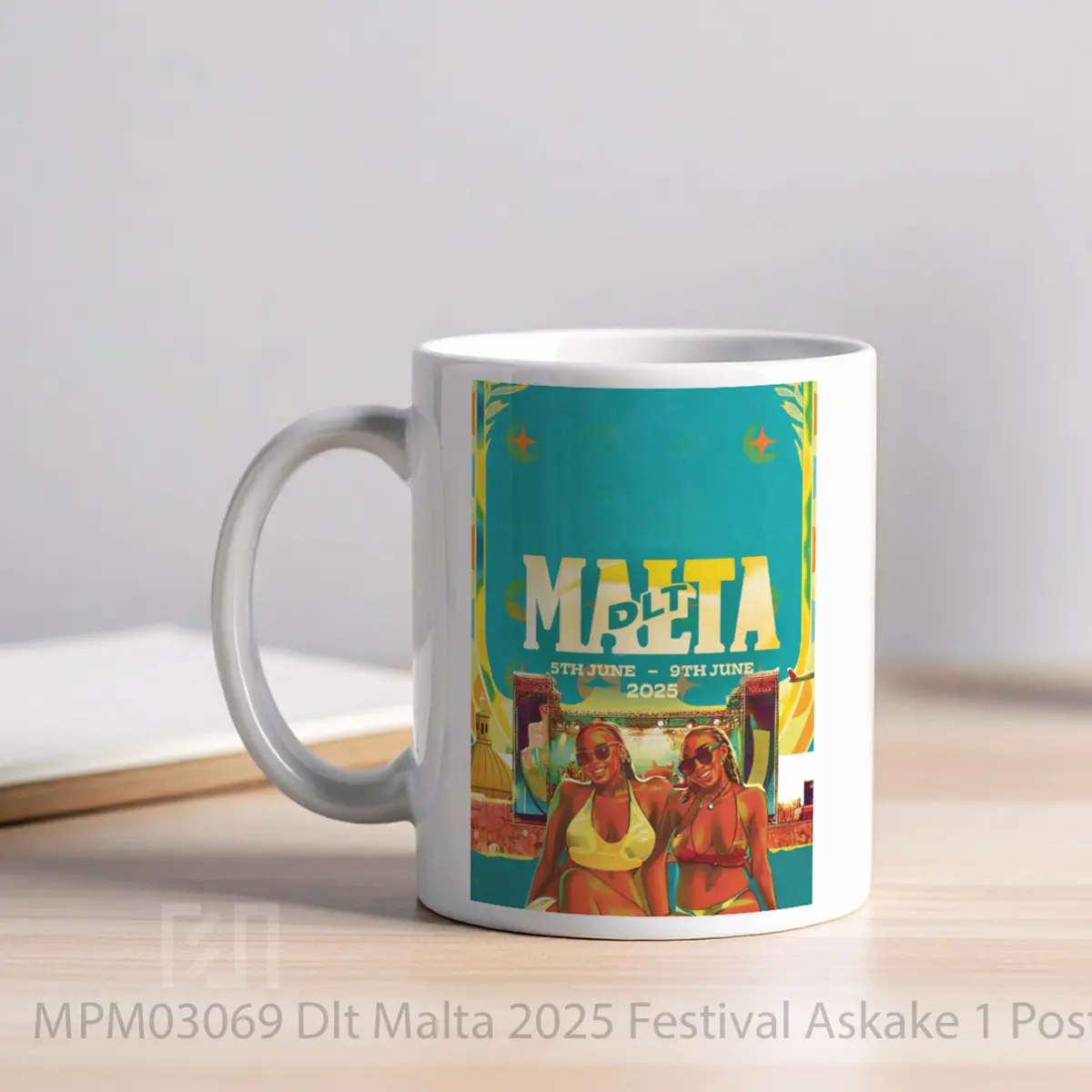Mug Dlt Malta 2025 Festival Askake 1 MPM03069 - All-side / Desain
