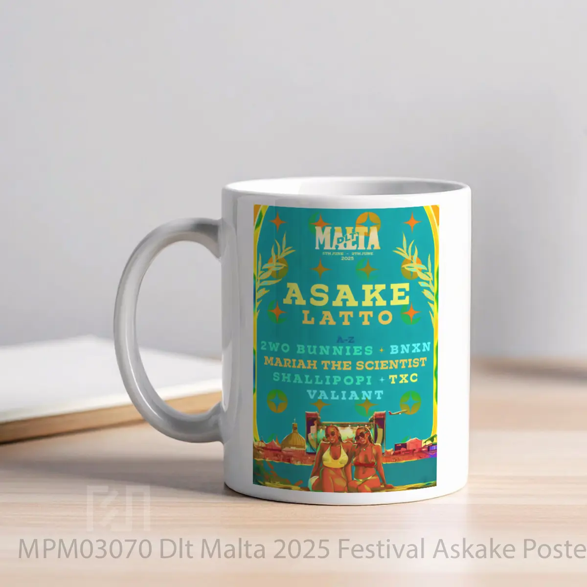 Mug Dlt Malta 2025 Festival Askake MPM03070 - All-side / Desain