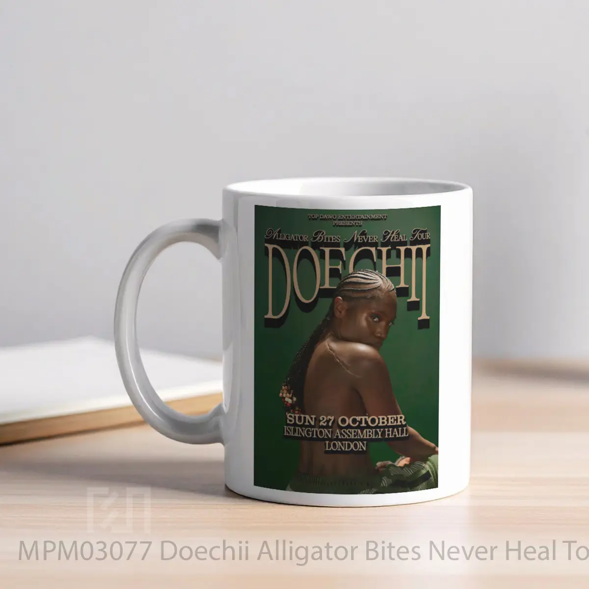 Mug Doechii Alligator Bites Never Heal Tour 2024 London MPM03077 - All-side / Desain