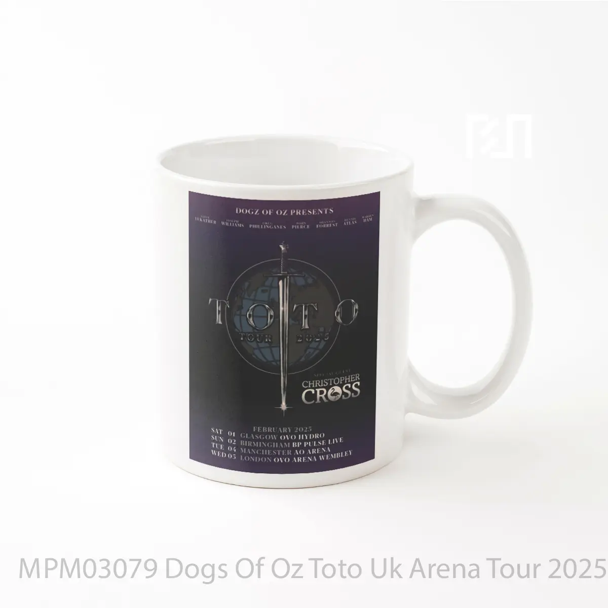 Mug Dogs Of Oz Toto Uk Arena Tour 2025 MPM03079