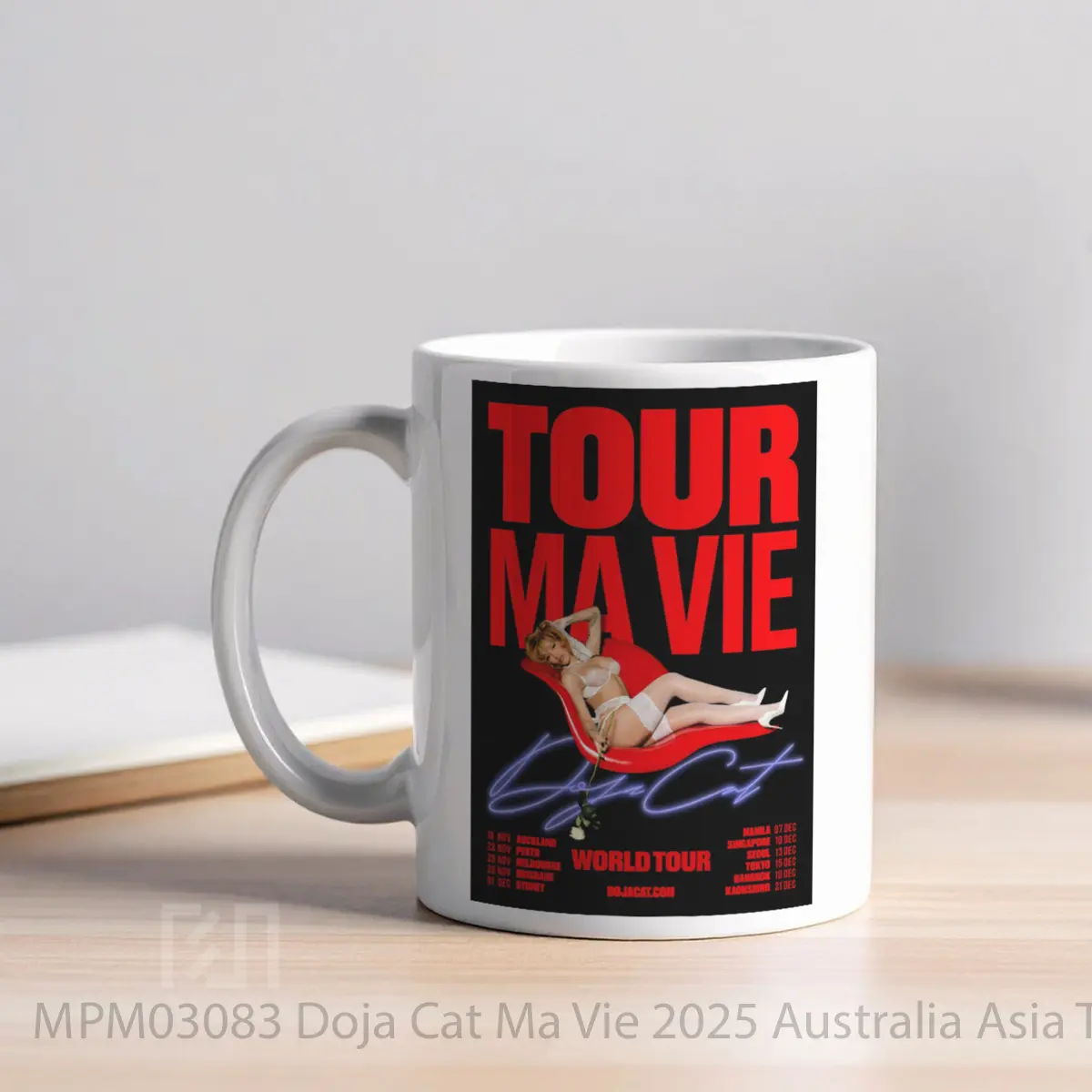 Mug Doja Cat Ma Vie 2025 Australia Asia Tour MPM03083 - All-side / Desain