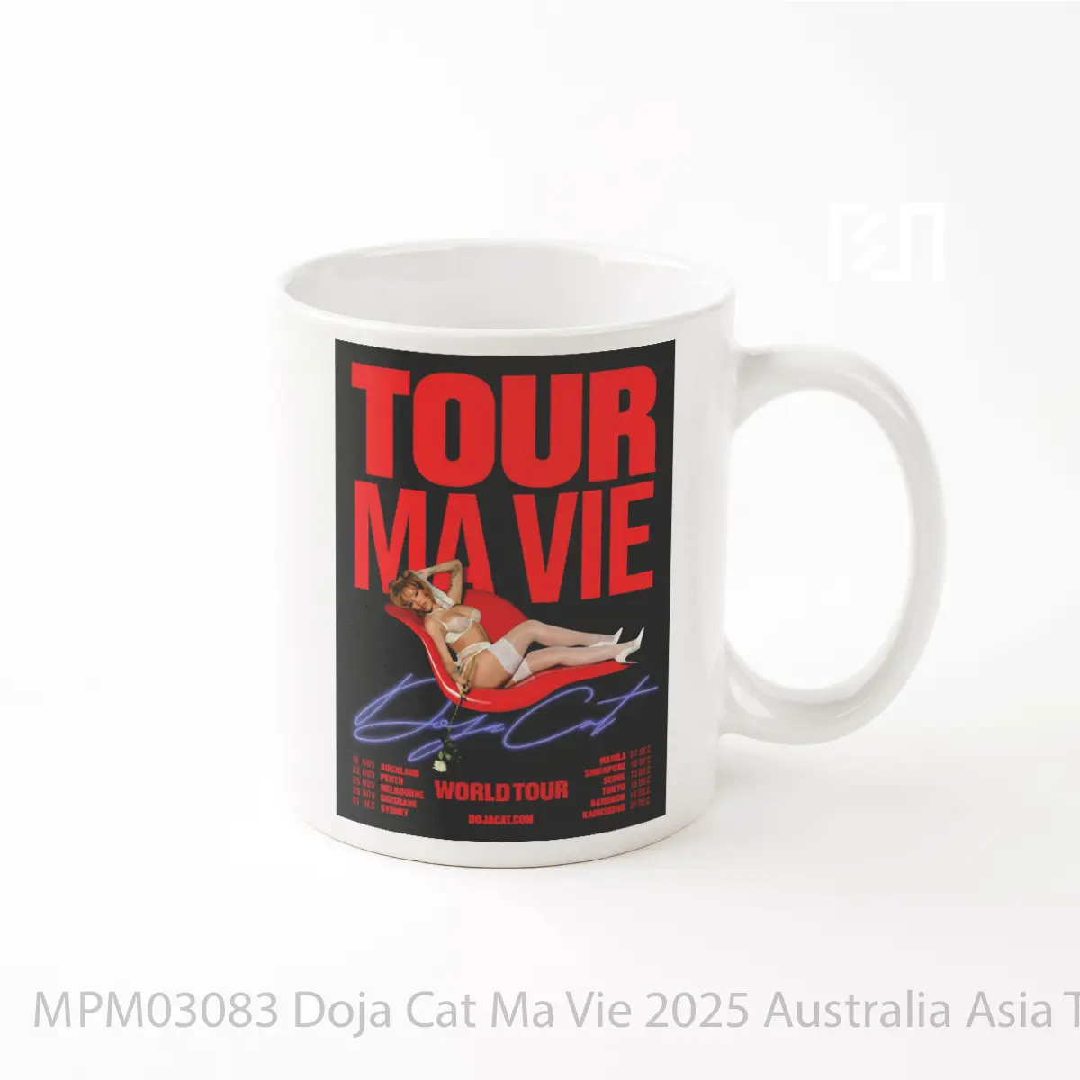 Mug Doja Cat Ma Vie 2025 Australia Asia Tour MPM03083