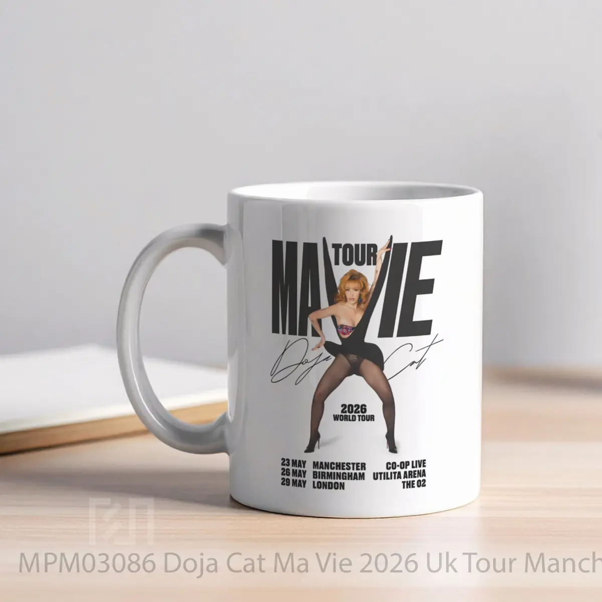 Mug Doja Cat Ma Vie 2026 Uk Tour Manchester Birmingham MPM03086 - All-side / Desain