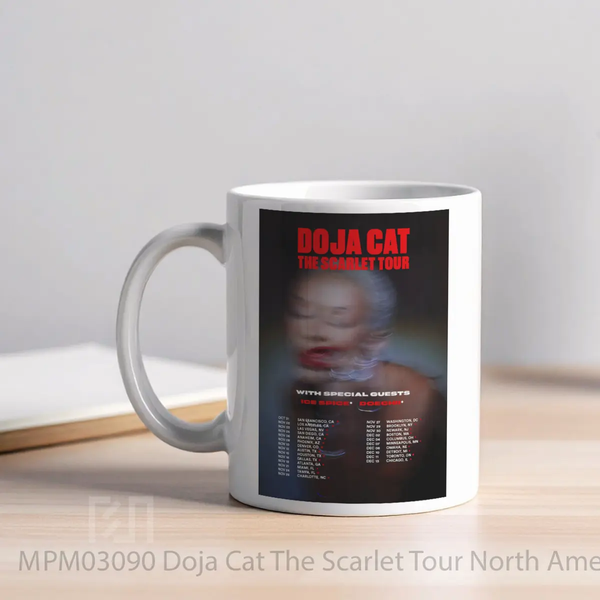 Mug Doja Cat The Scarlet Tour North America 2023 MPM03090 - All-side / Desain