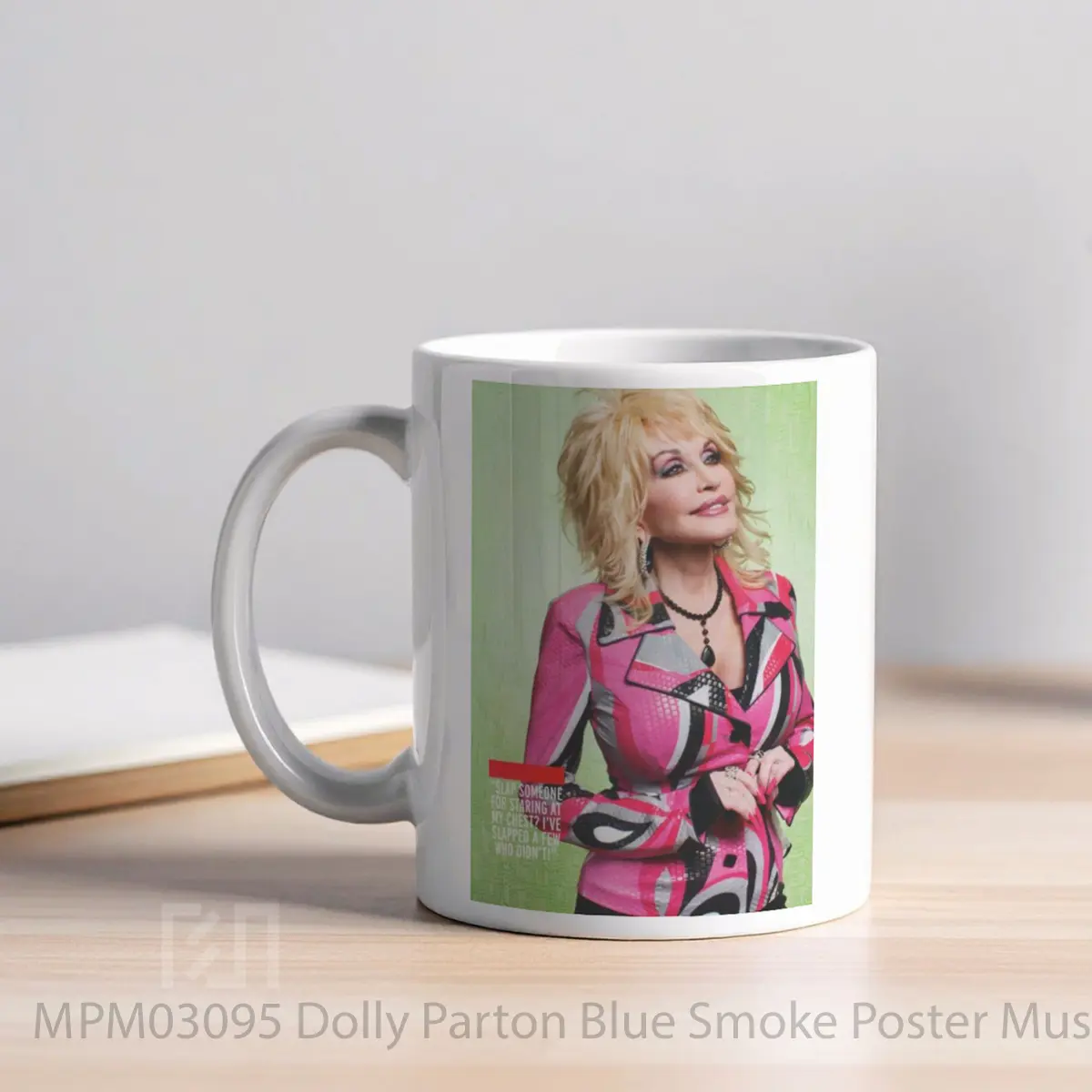 Mug Dolly Parton Blue Smoke MPM03095 - All-side / Desain