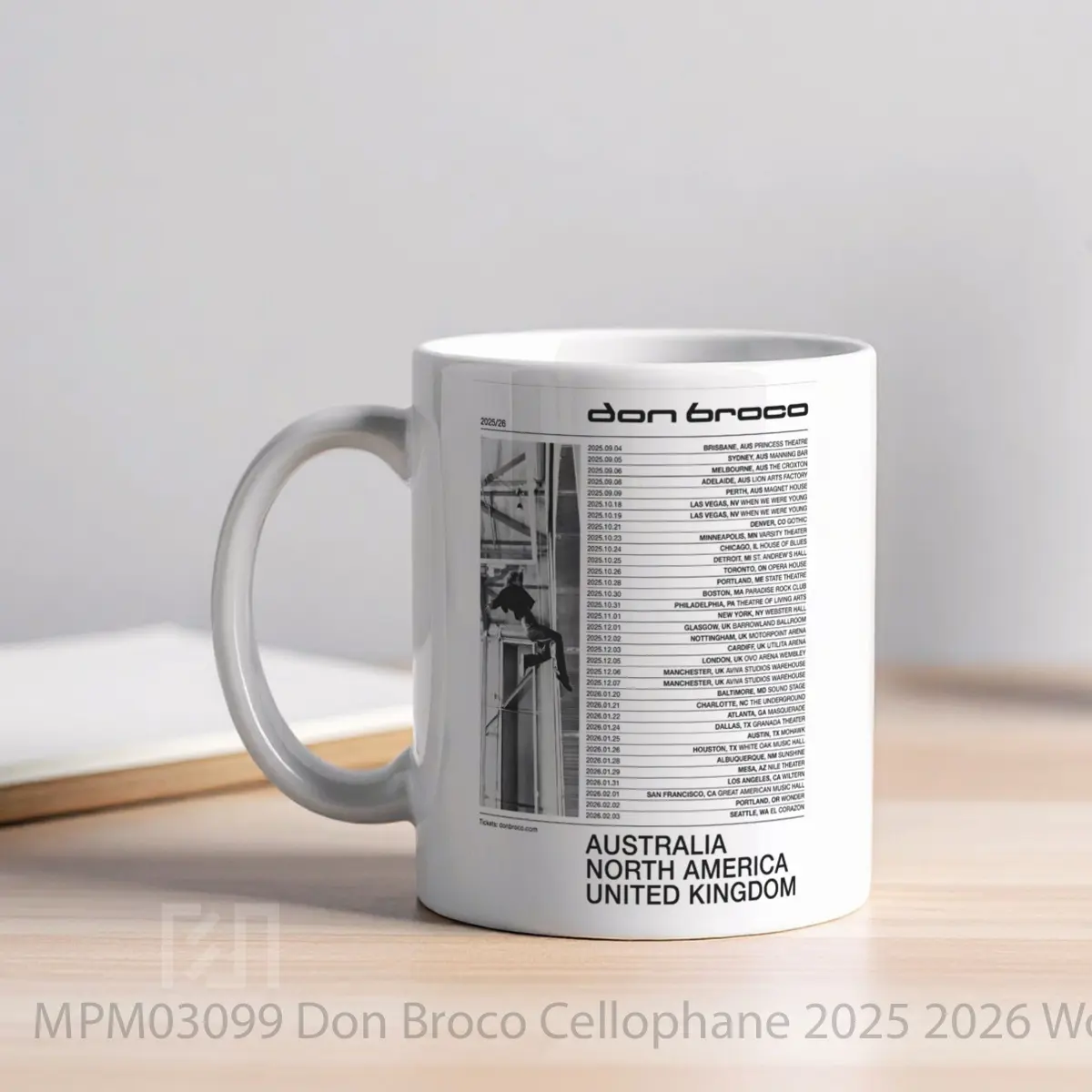 Mug Don Broco Cellophane 2025 2026 World Tour MPM03099 - All-side / Desain