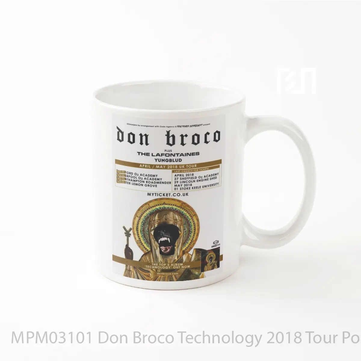 Mug Don Broco Technology 2018 Tour MPM03101