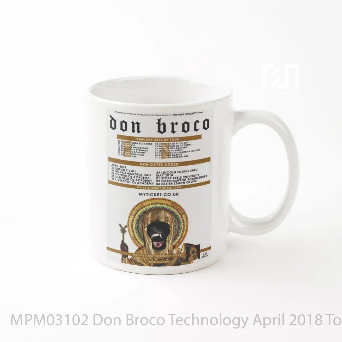 Mug Don Broco Technology April 2018 Tour MPM03102