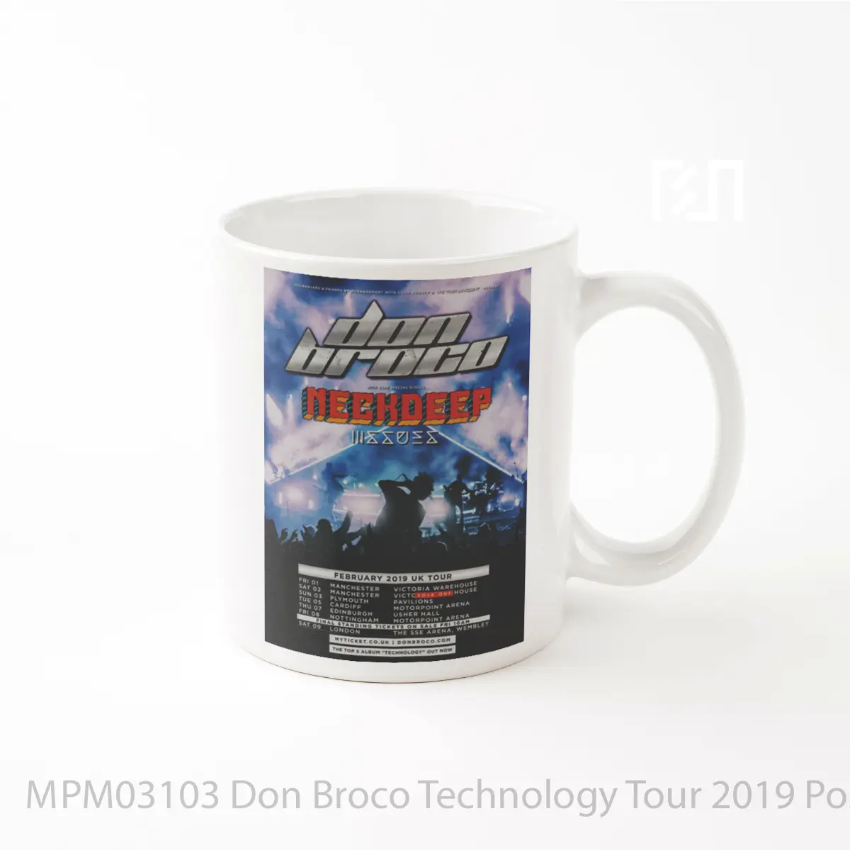Mug Don Broco Technology Tour 2019 MPM03103