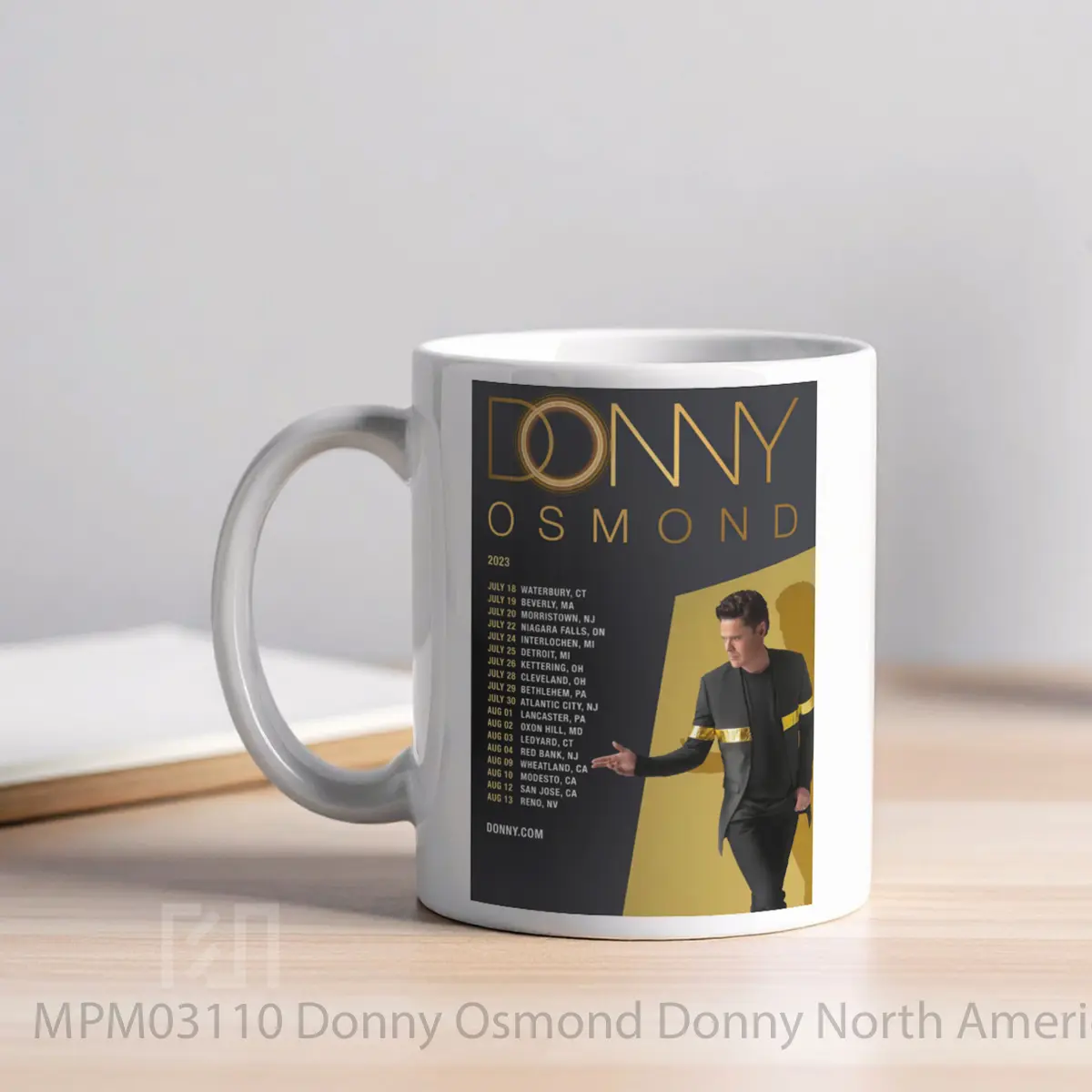 Mug Donny Osmond Donny North American Tour 2023 MPM03110 - All-side / Desain