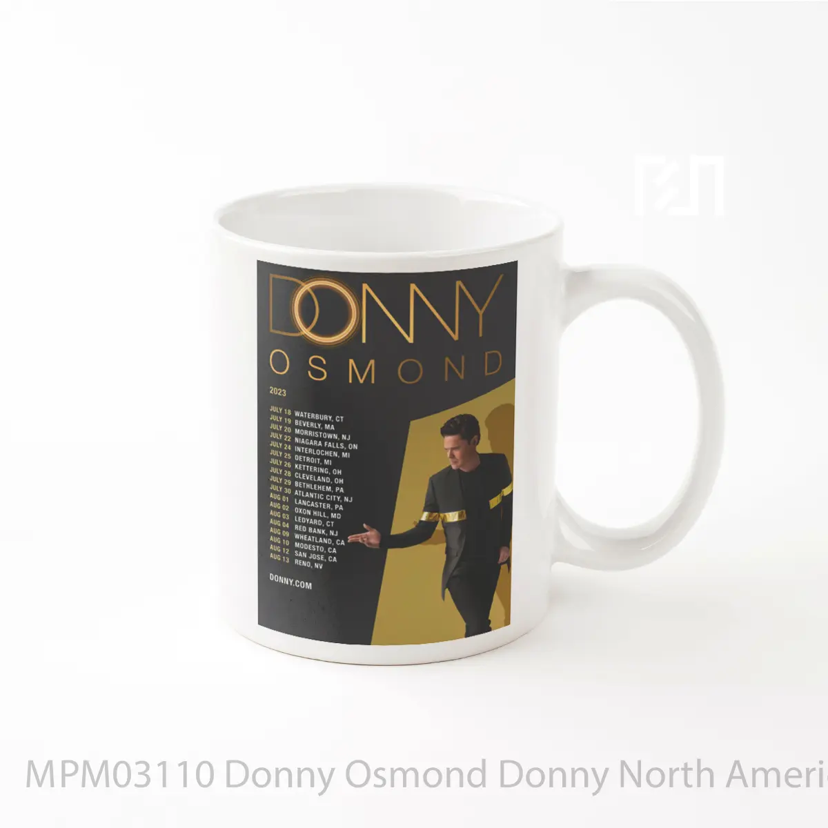Mug Donny Osmond Donny North American Tour 2023 MPM03110