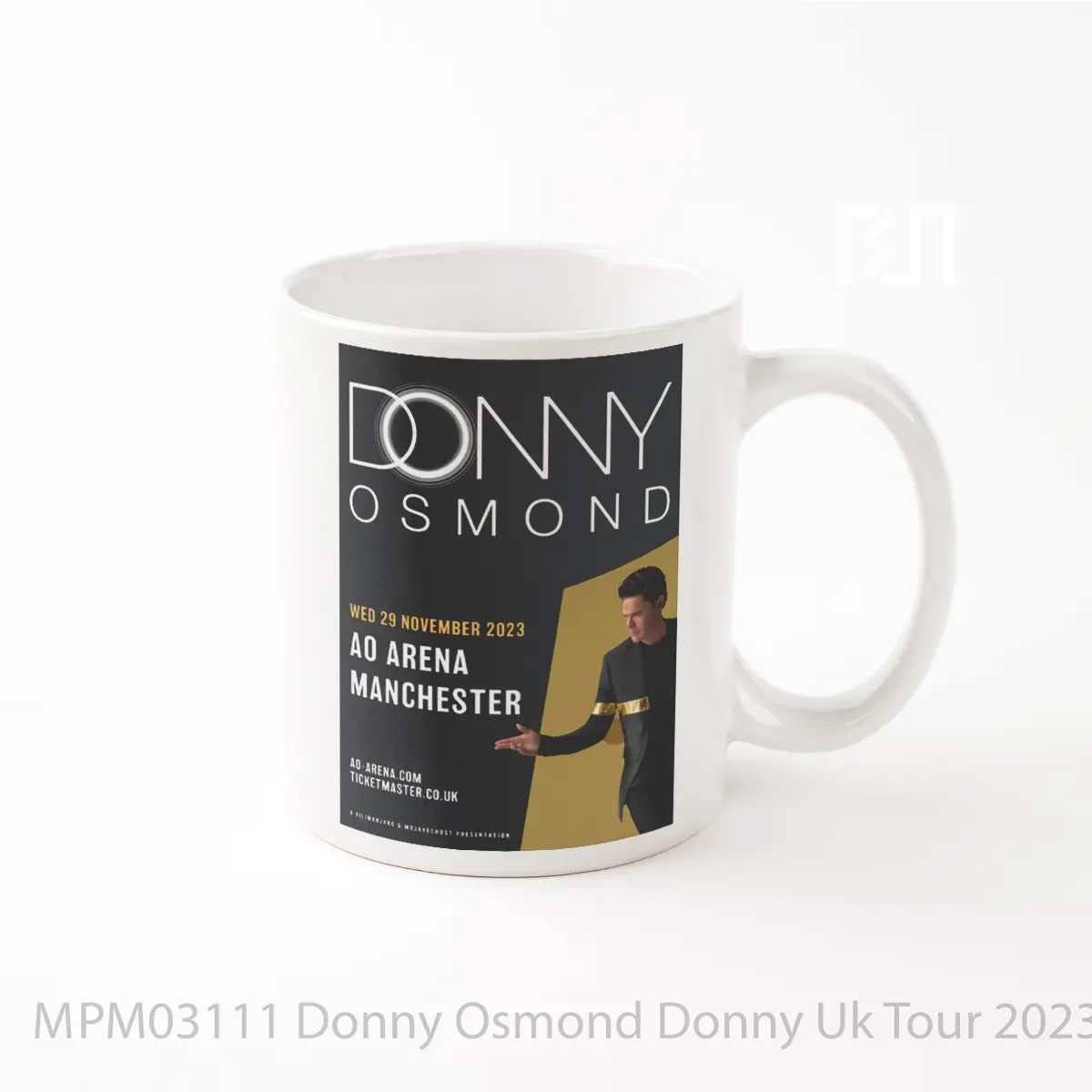 Mug Donny Osmond Donny Uk Tour 2023 Manchester Ao Arena 29 November 2023 MPM03111