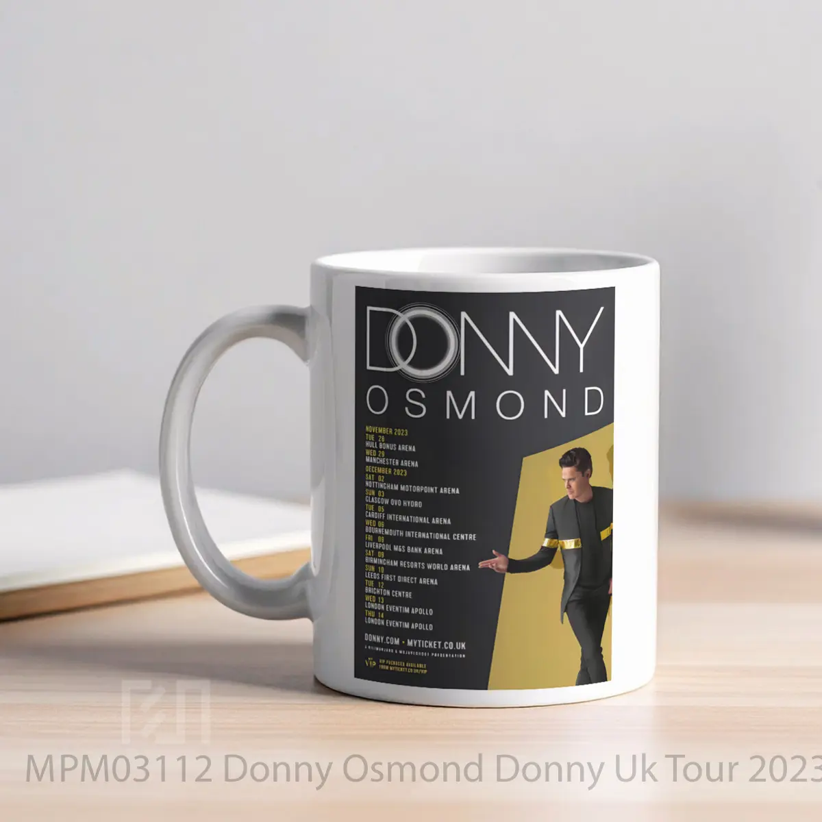 Mug Donny Osmond Donny Uk Tour 2023 MPM03112 - All-side / Desain