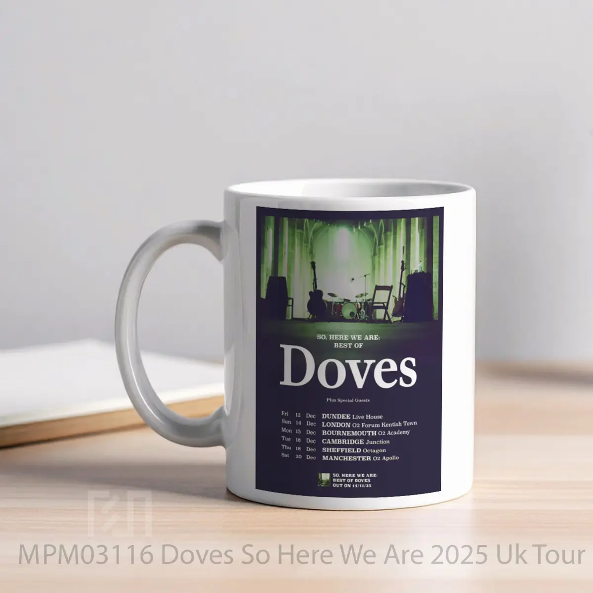 Mug Doves So Here We Are 2025 Uk Tour MPM03116 - All-side / Desain