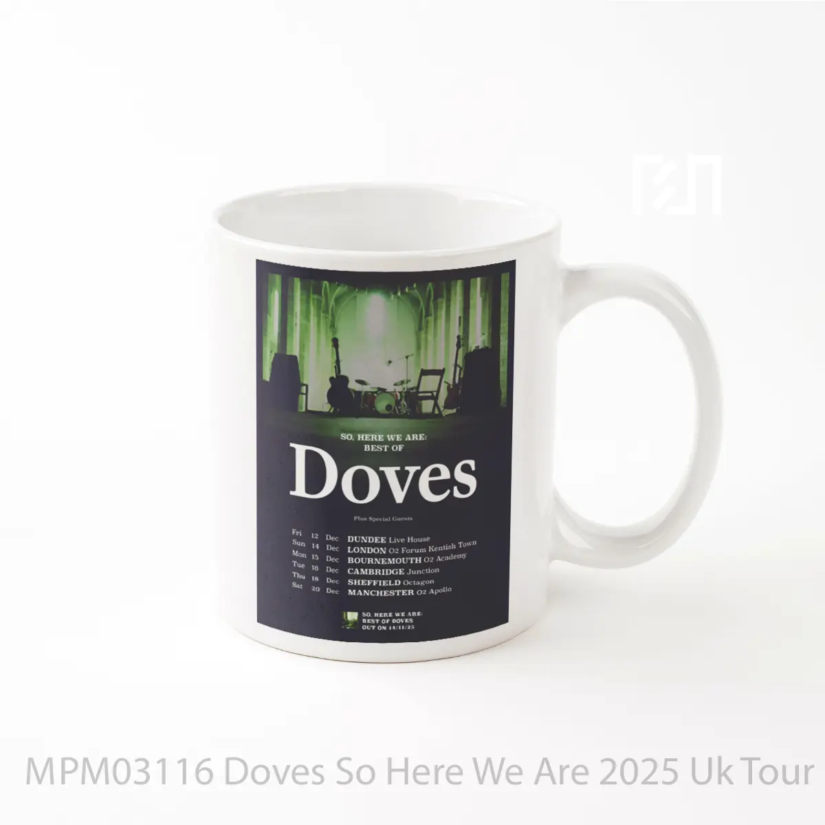 Mug Doves So Here We Are 2025 Uk Tour MPM03116