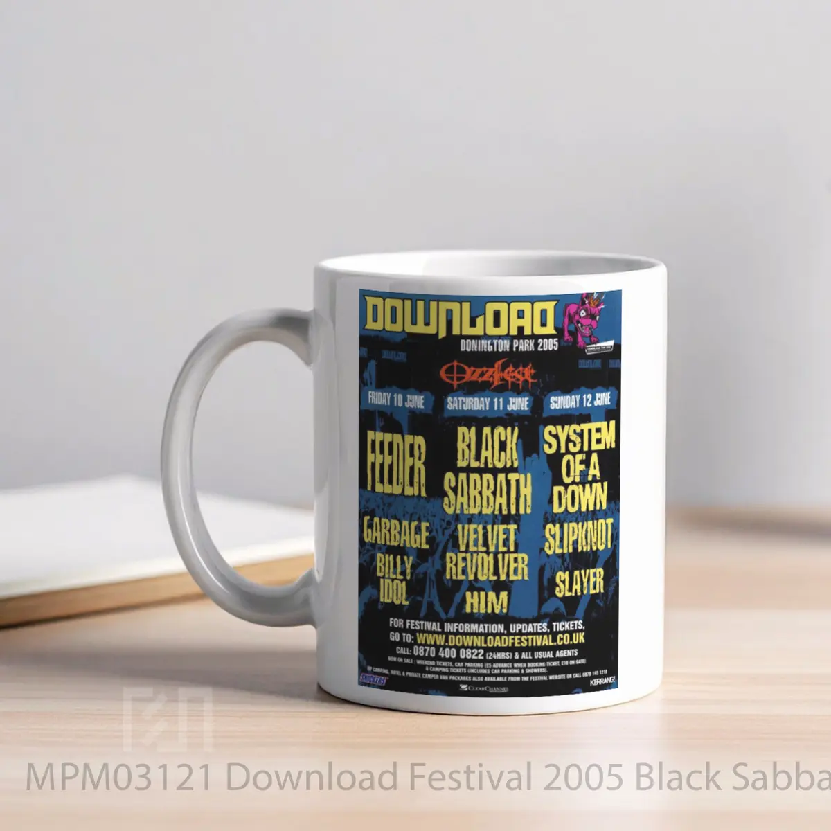 Mug Download Festival 2005 Black Sabbath MPM03121 - All-side / Desain