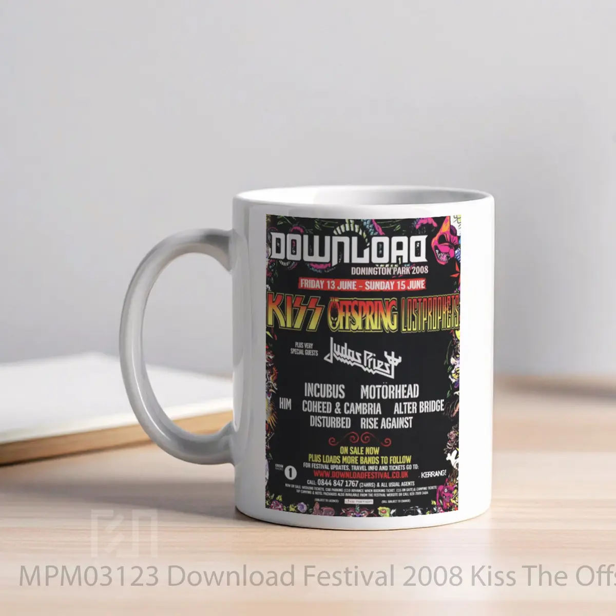 Mug Download Festival 2008 Kiss The Offspring MPM03123 - All-side / Desain