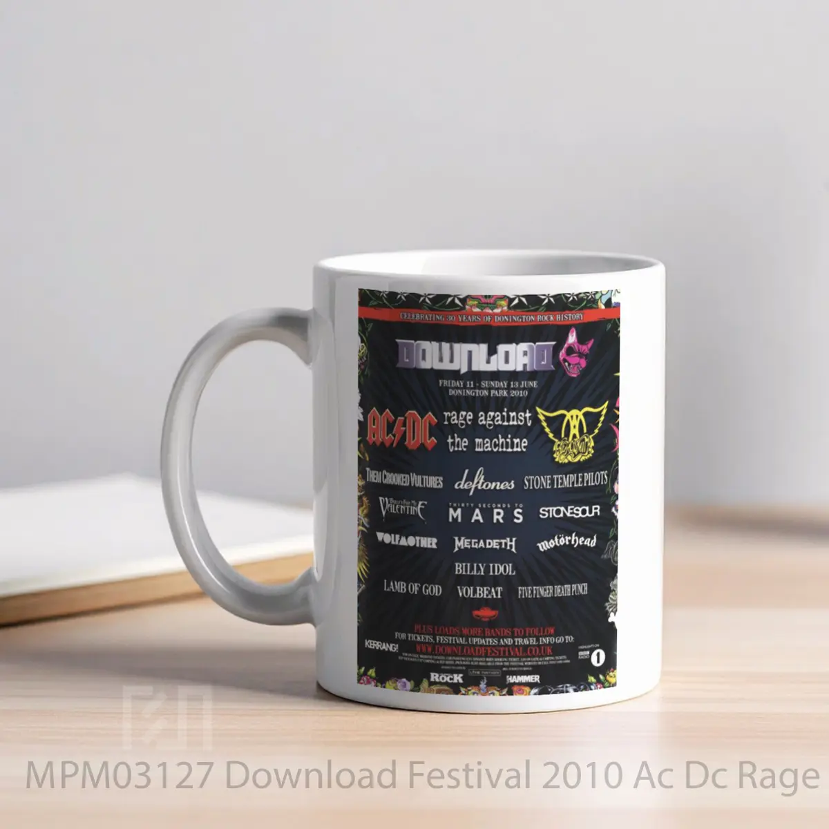 Mug Download Festival 2010 Ac Dc Rage Against The Machine MPM03127 - All-side / Desain