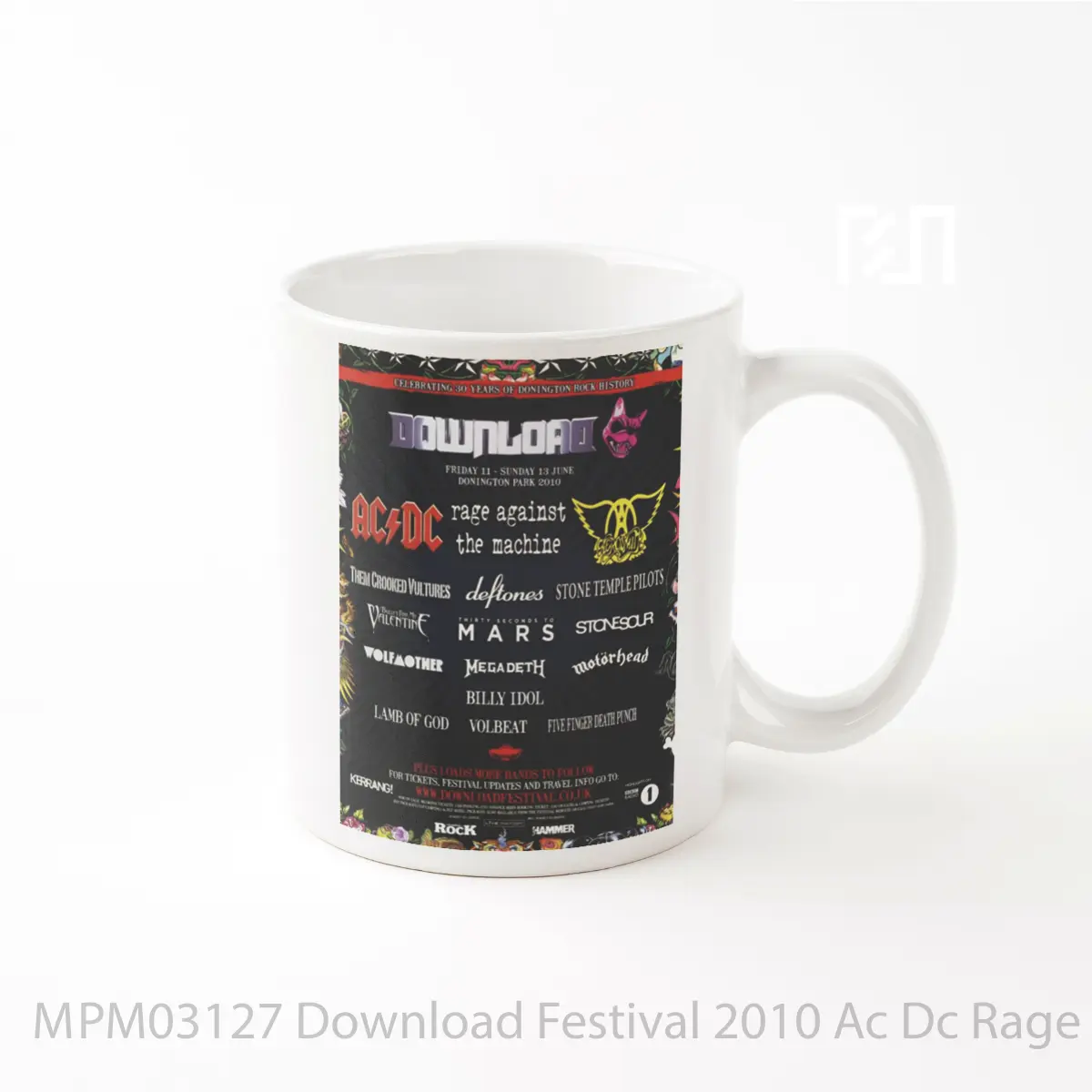 Mug Download Festival 2010 Ac Dc Rage Against The Machine MPM03127